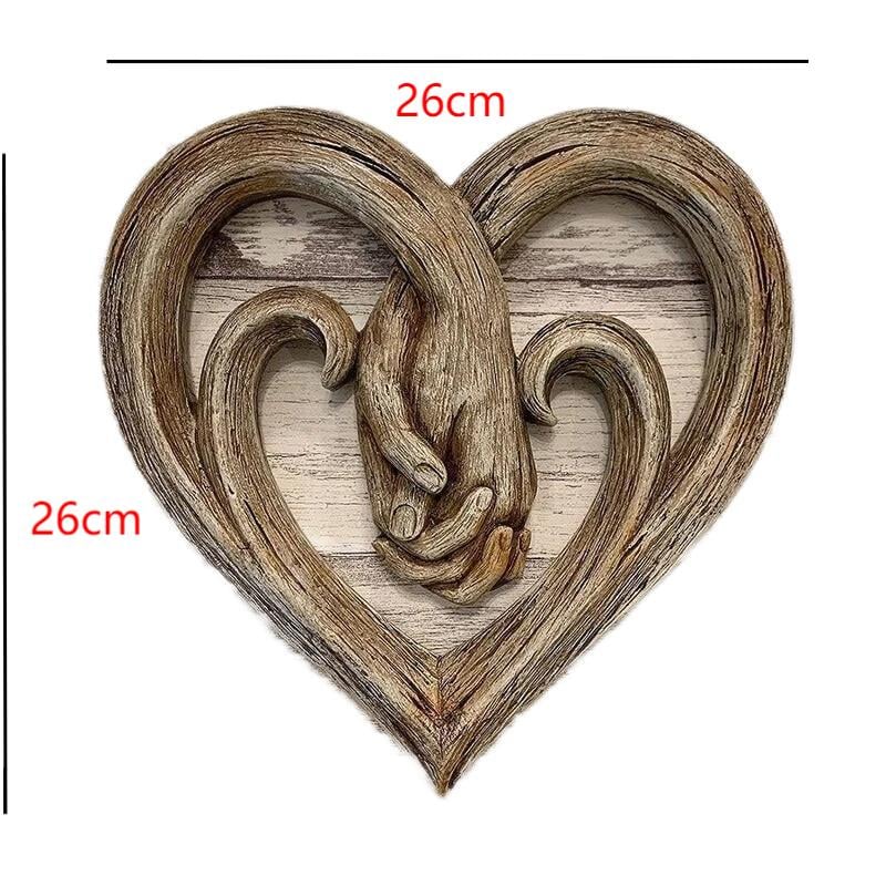 🔥Hot Sale 49% OFF - 🔥 Heart Holding Hands Wall Decor - Forever Love