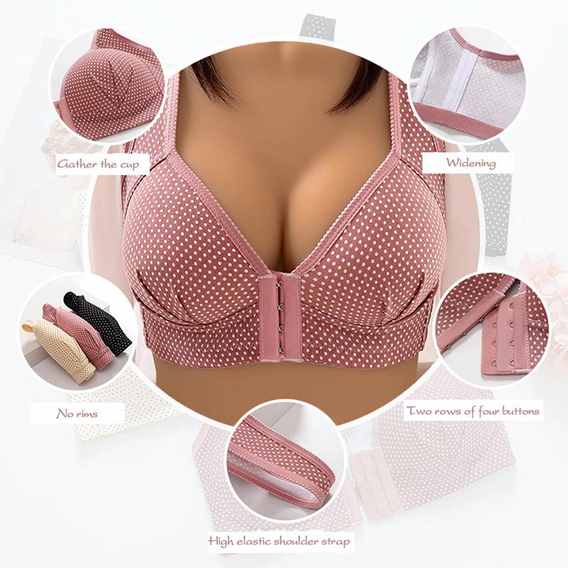 🔥Seamless Sexy  Fashion Push Up Bras Wire Free Lingerie Full Cup Bralette Cotton🔥