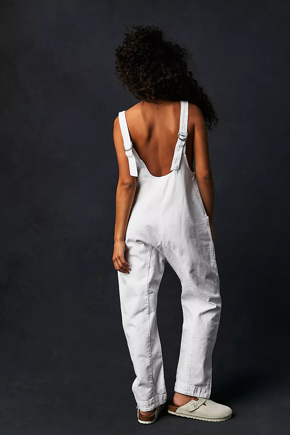 Denim Jumpsuit With Pockets (Buy 2 Free Shipping)