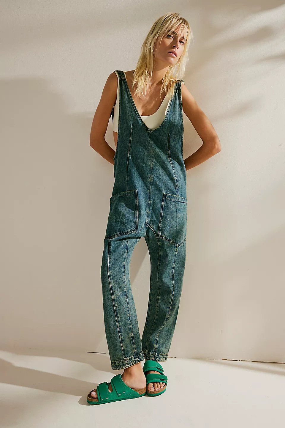 🔥Denim Jumpsuit With Pockets