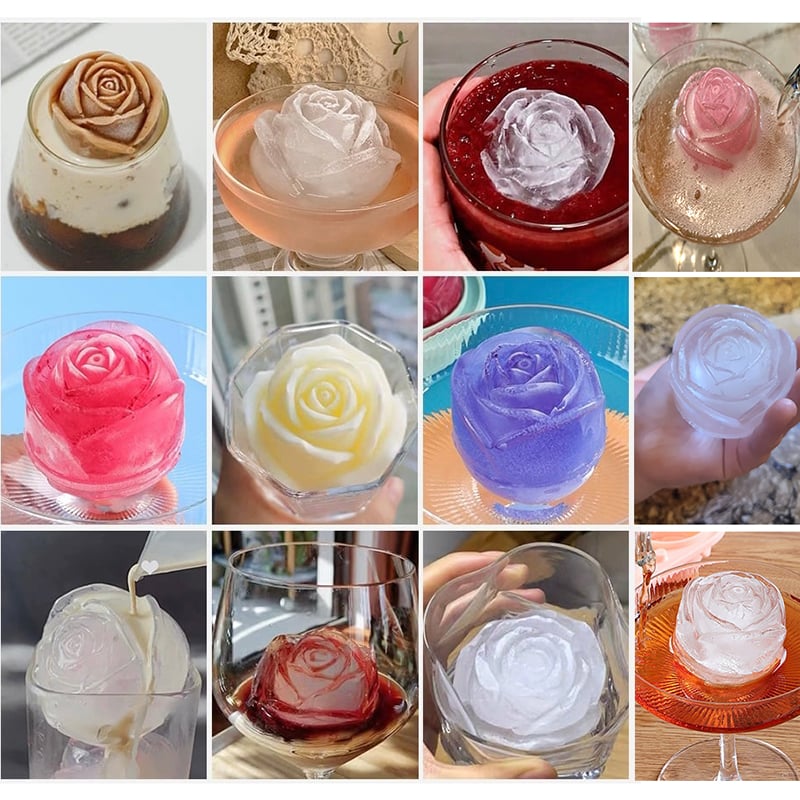 👍 Buy 2 Get 1 Free - Rose Shaped Ice Mold 🌹🧊