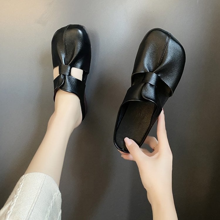 Hot Sale👣Cut Out Design Flat Mules