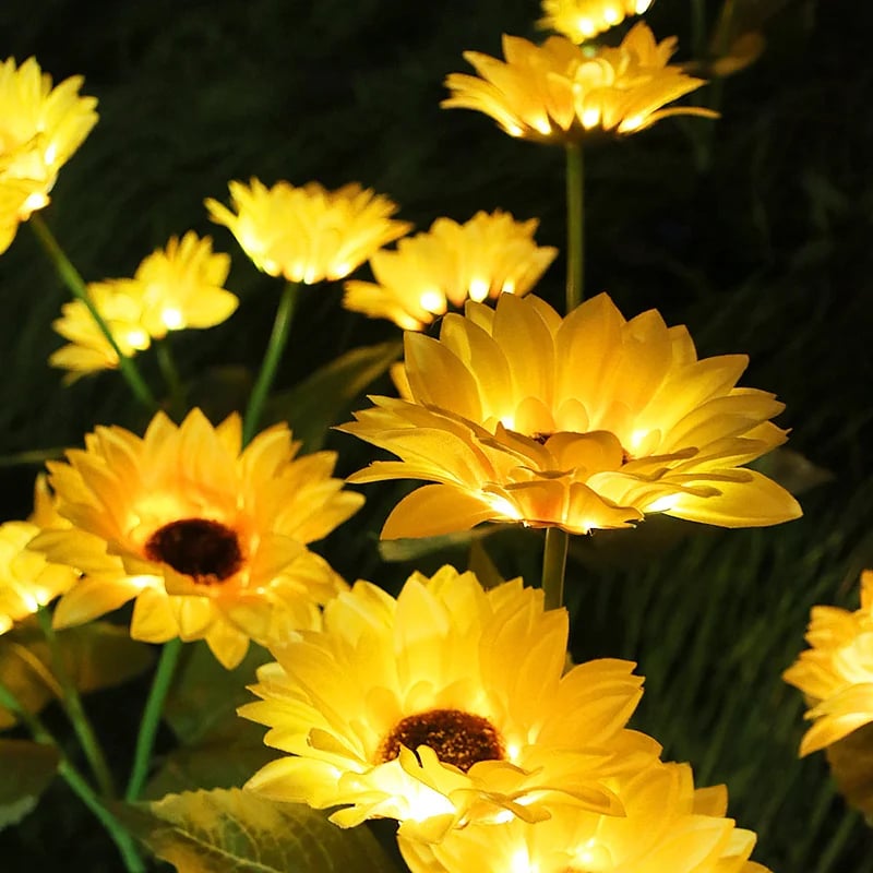 🌻MegaSale 49% OFF🌻Waterproof Solar Sunflower Light