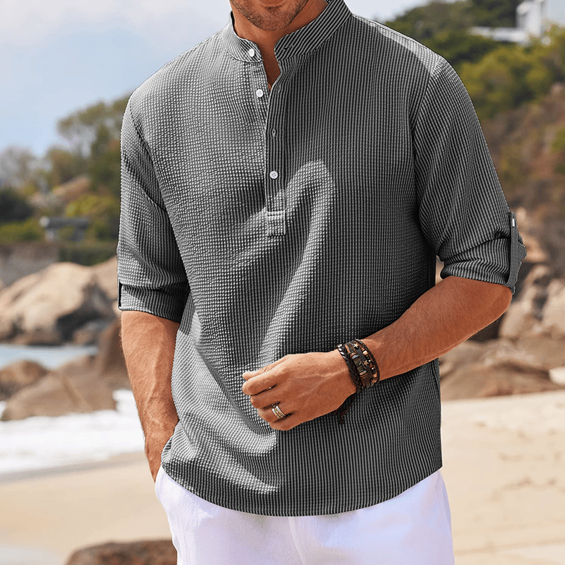 Men's Casual Cotton Shirt  Ultimate Comfort and Style-BUY 2 FREE SHIPPING