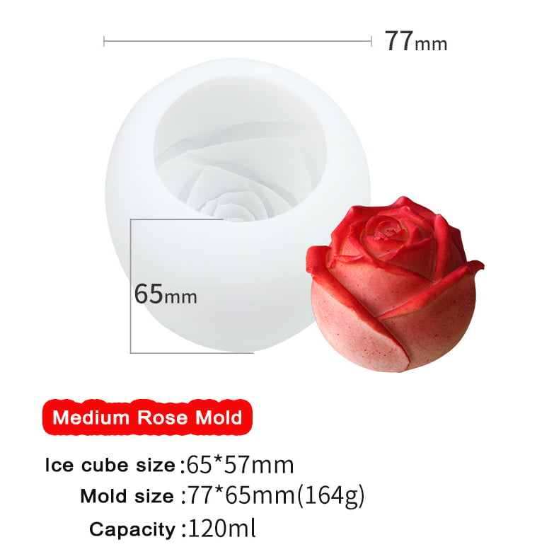 👍 Buy 2 Get 1 Free - Rose Shaped Ice Mold 🌹🧊