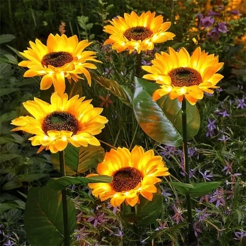 🌻MegaSale 49% OFF🌻Waterproof Solar Sunflower Light