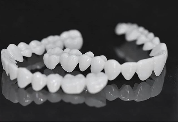 100% Adjustable Whitening Fake Invisible Holeless Braces