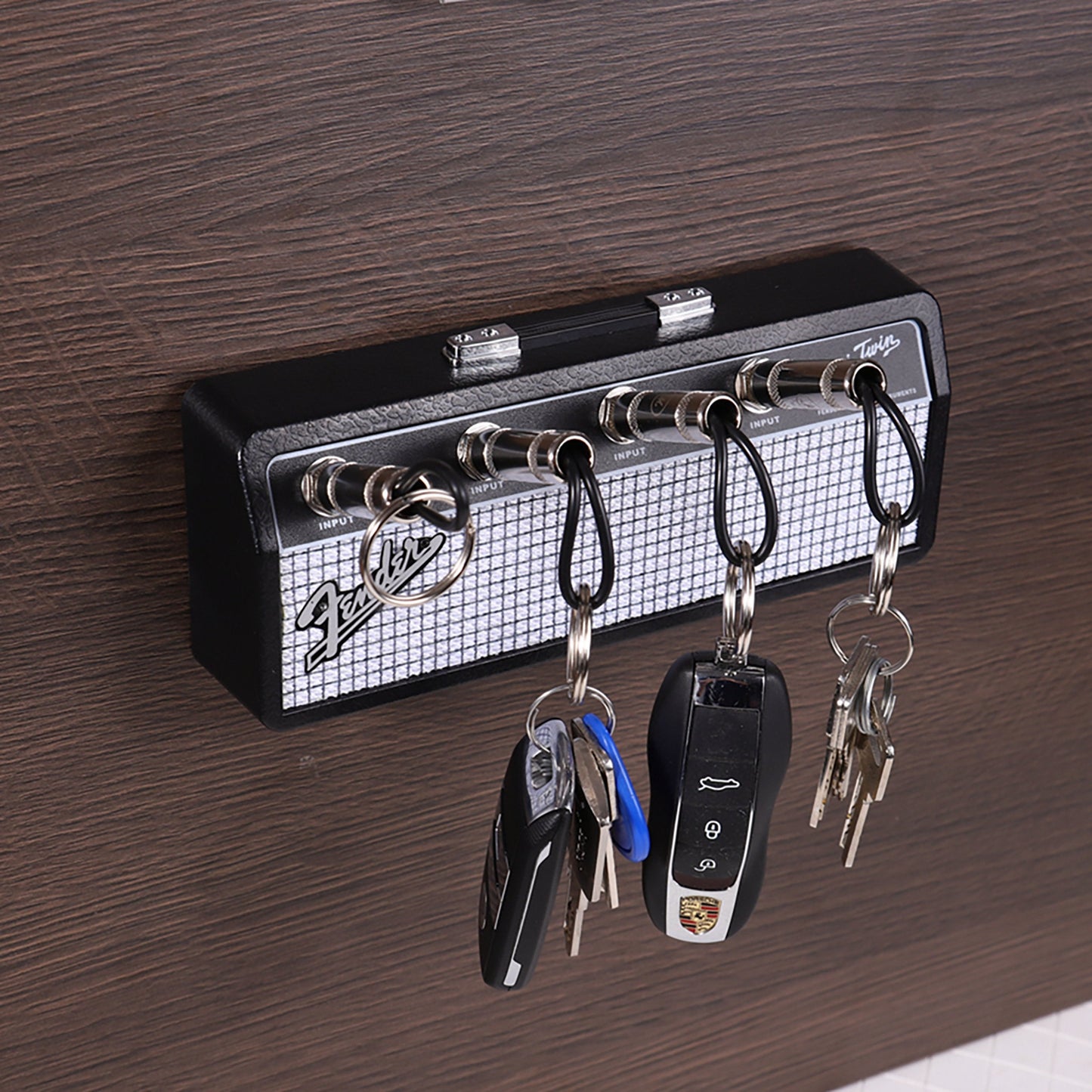 Musical Jack Rack Key Holder-Guitarist's Key Organizer